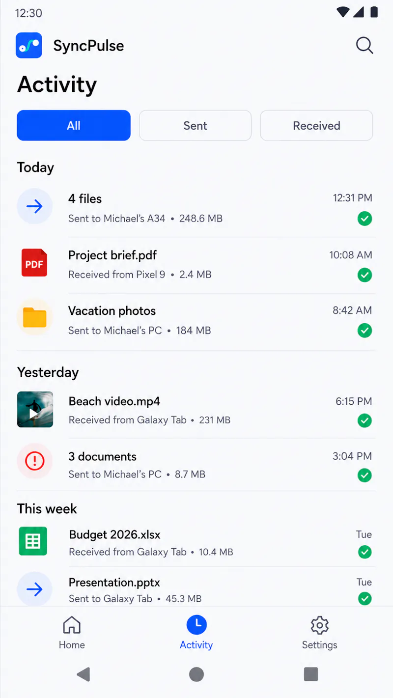 SyncPulse – File Transfer screenshot 17