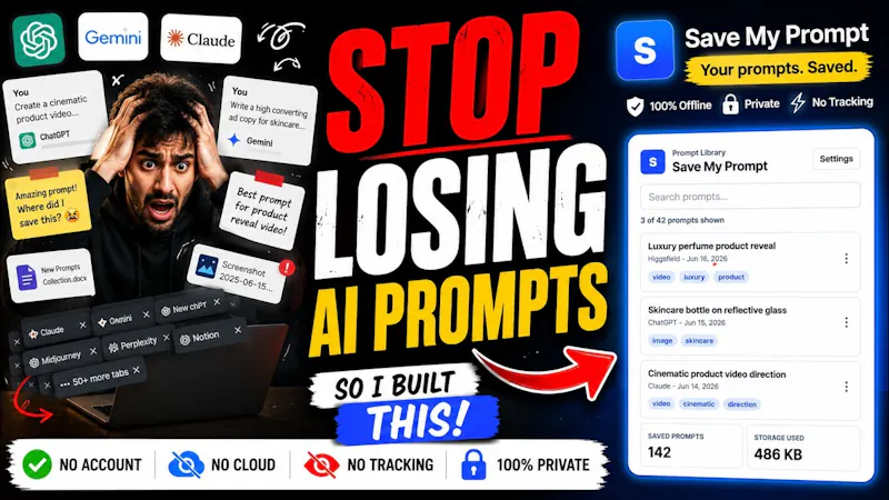 Save My Prompt screenshot 1 (video preview)