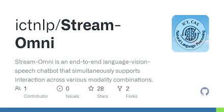 Stream-Omni: GPT-4o-like Chatbot gallery image