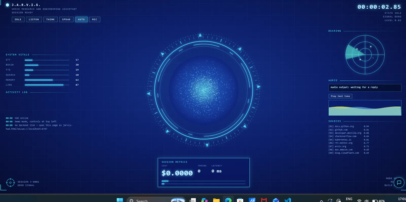 J.A.R.V.I.S screenshot 1