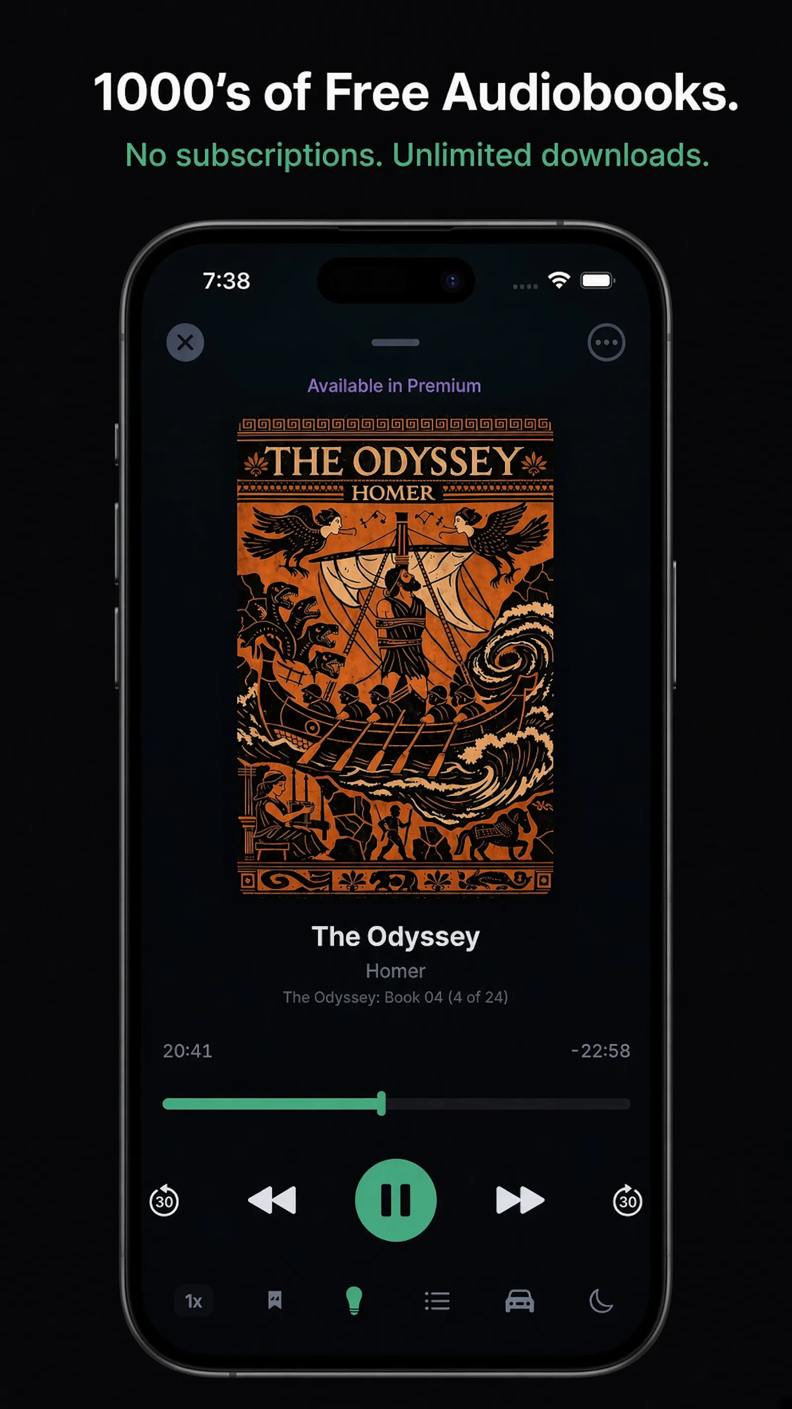 Voxelle - Librivox with premium audio screenshot 2