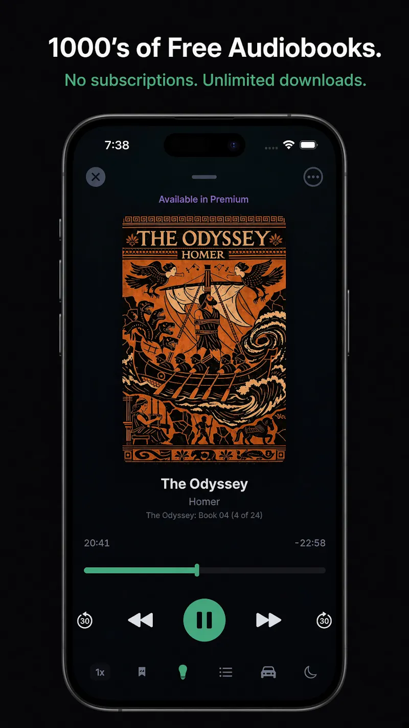 Voxelle - Librivox with premium audio screenshot 2