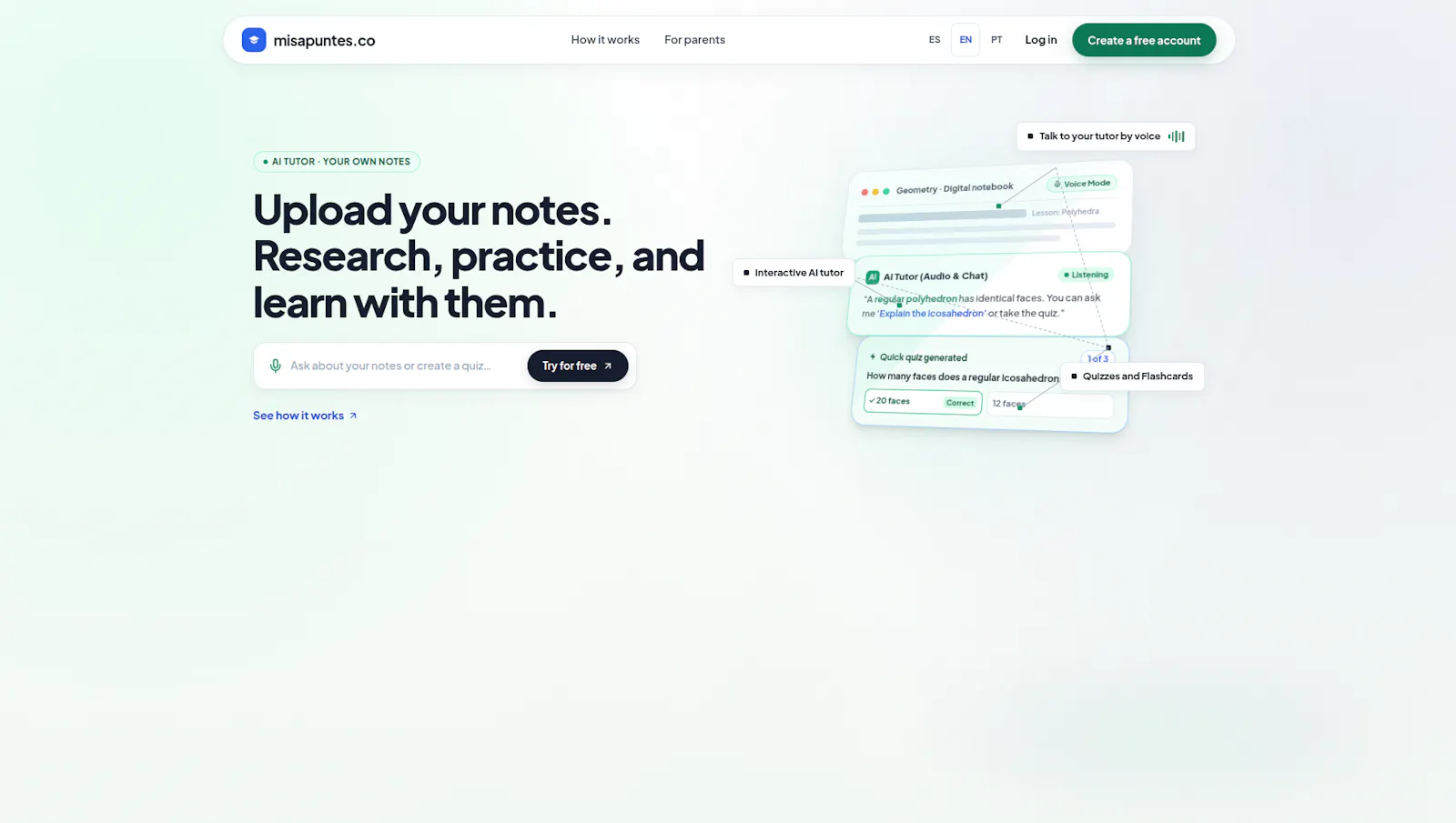 misapuntes.co screenshot 1
