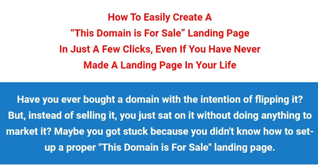 "This Domain is For Sale" Landing Pages gallery image