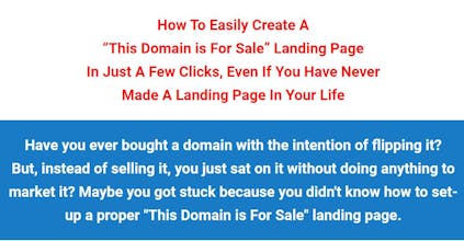 "This Domain is For Sale" Landing Pages gallery image