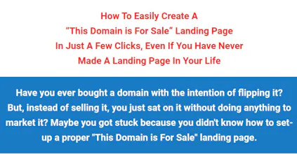 "This Domain is For Sale" Landing Pages gallery image