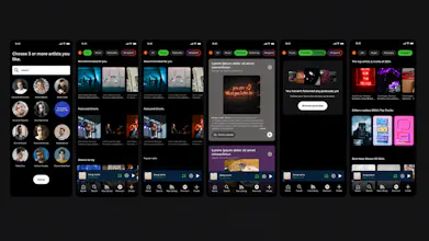 Spotify Redesign gallery image