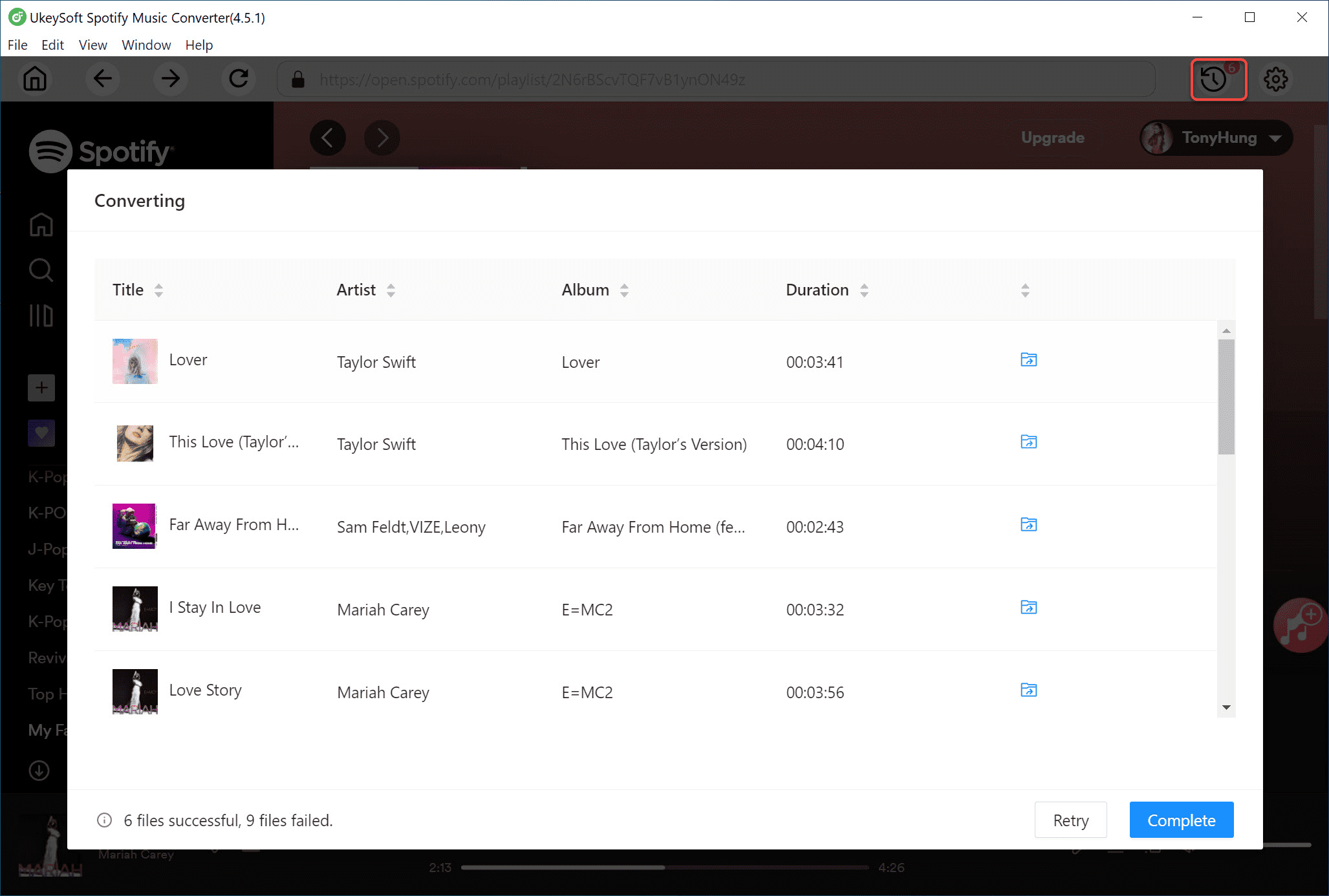 Ukeysoft Spotify Music Converter - Ваш лучший инструмент для конвертации музыки Spotify в mp3 медиа 6