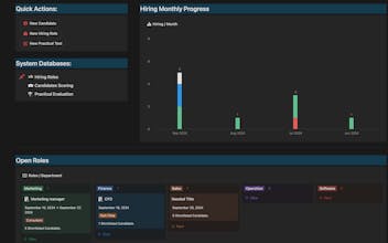 HR Recruitment Organizer in Notion gallery image