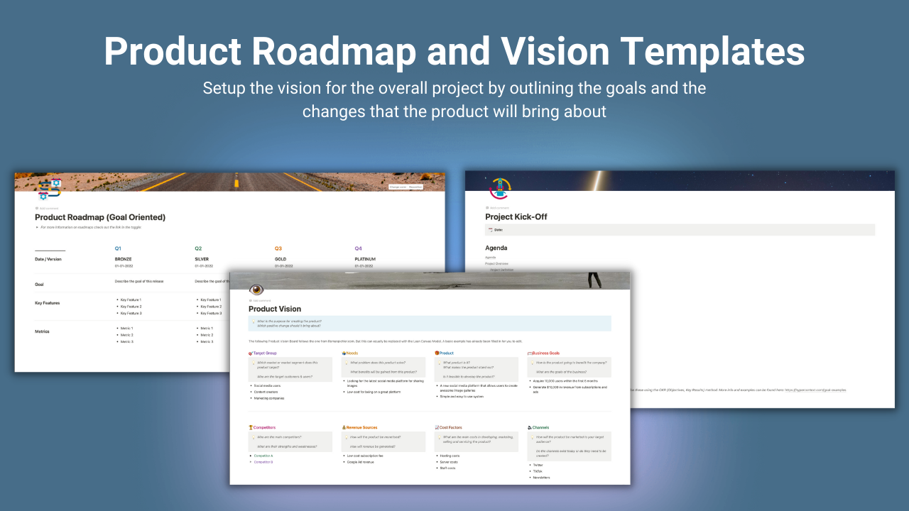 Agile Scrum Dashboard (Notion Template) gallery image
