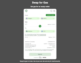Swap for Gas gallery image