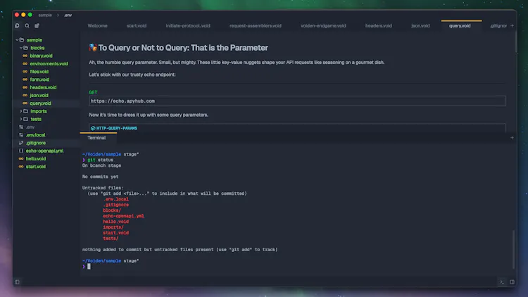 Voiden API Client