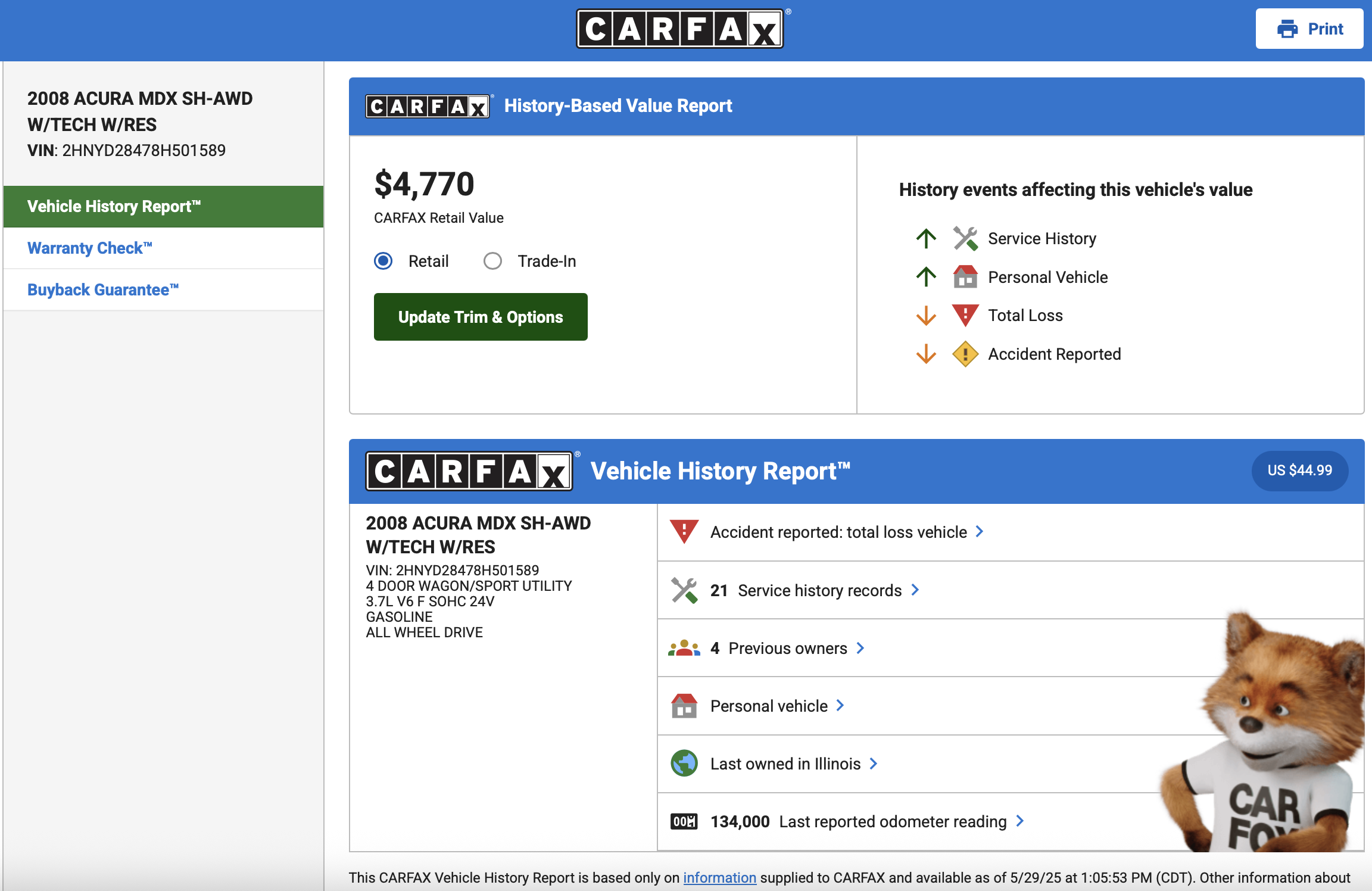 차량 보고서 거래 - 저렴한 Carfax 보고서는 거의 즉시 이메일로 전송되었습니다 미디어 2