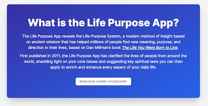 Life Purpose App gallery image