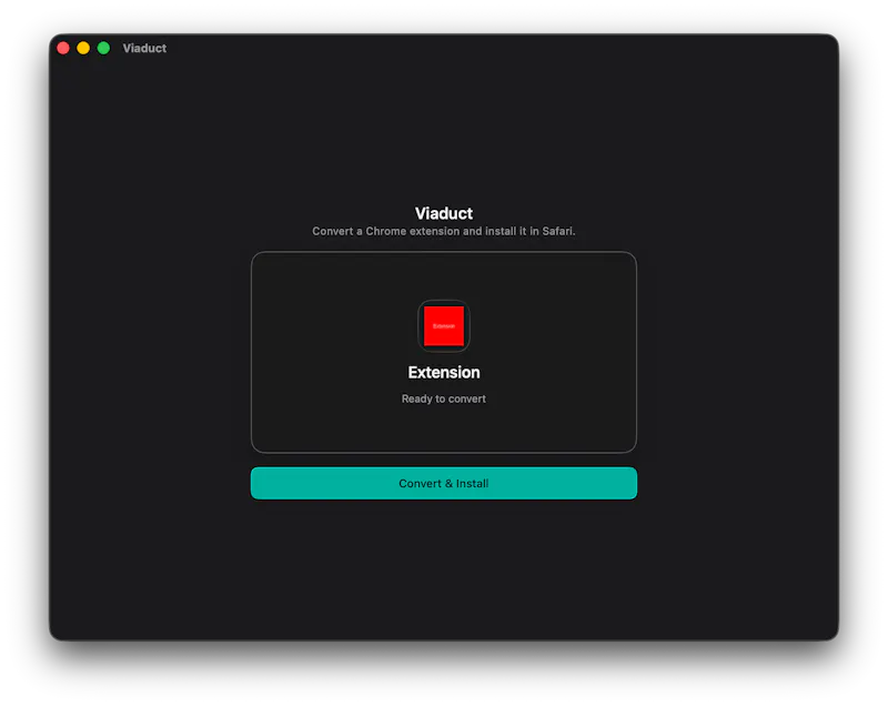 Viaduct Chrome Extensions in Safari screenshot 3