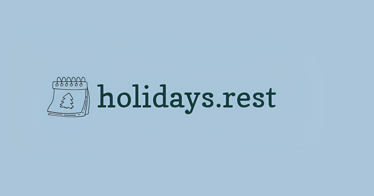 holidays.rest - 포괄적이고 유연한 공휴일 API 미디어 2