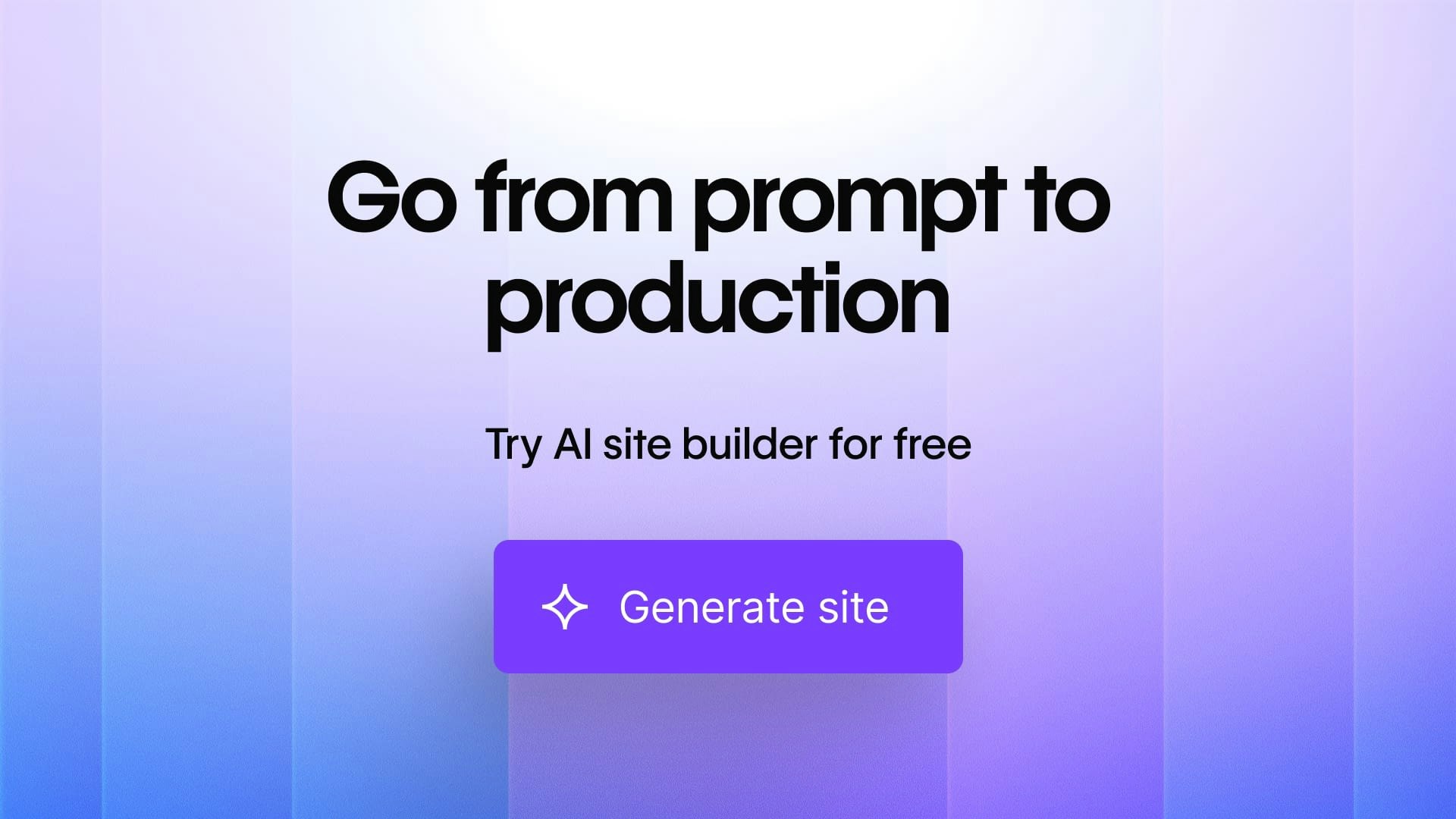 Webflow AI site builder gallery image