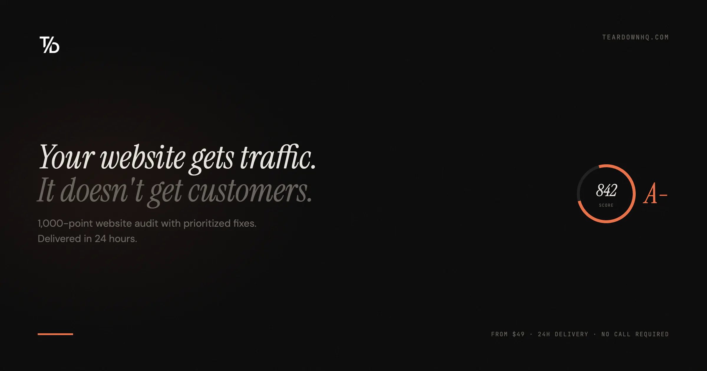 Banner del producto TeardownHQ