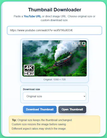 Free Youtube Thumbnail Downloader gallery image