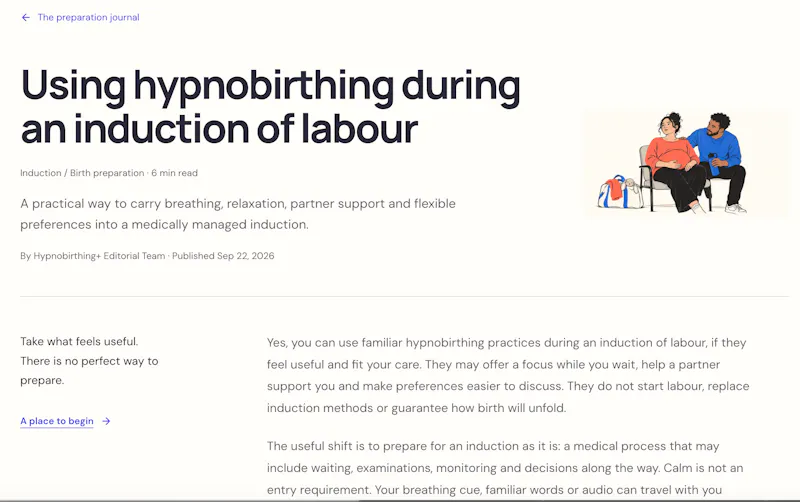 Hypnobirthing+ screenshot 5