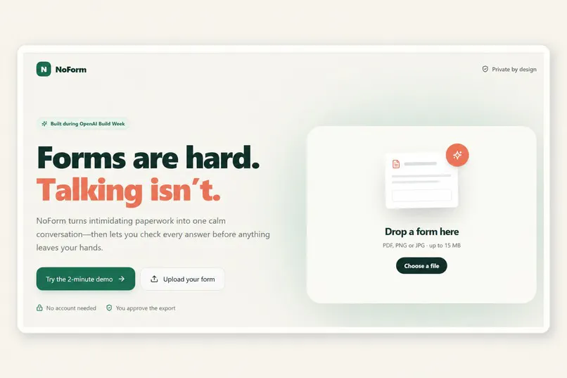 NoForm — Forms, without the friction gallery image