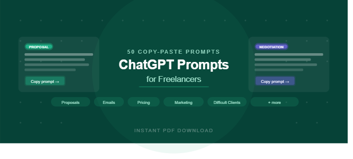 50 ChatGPT Prompts for Freelancers gallery image