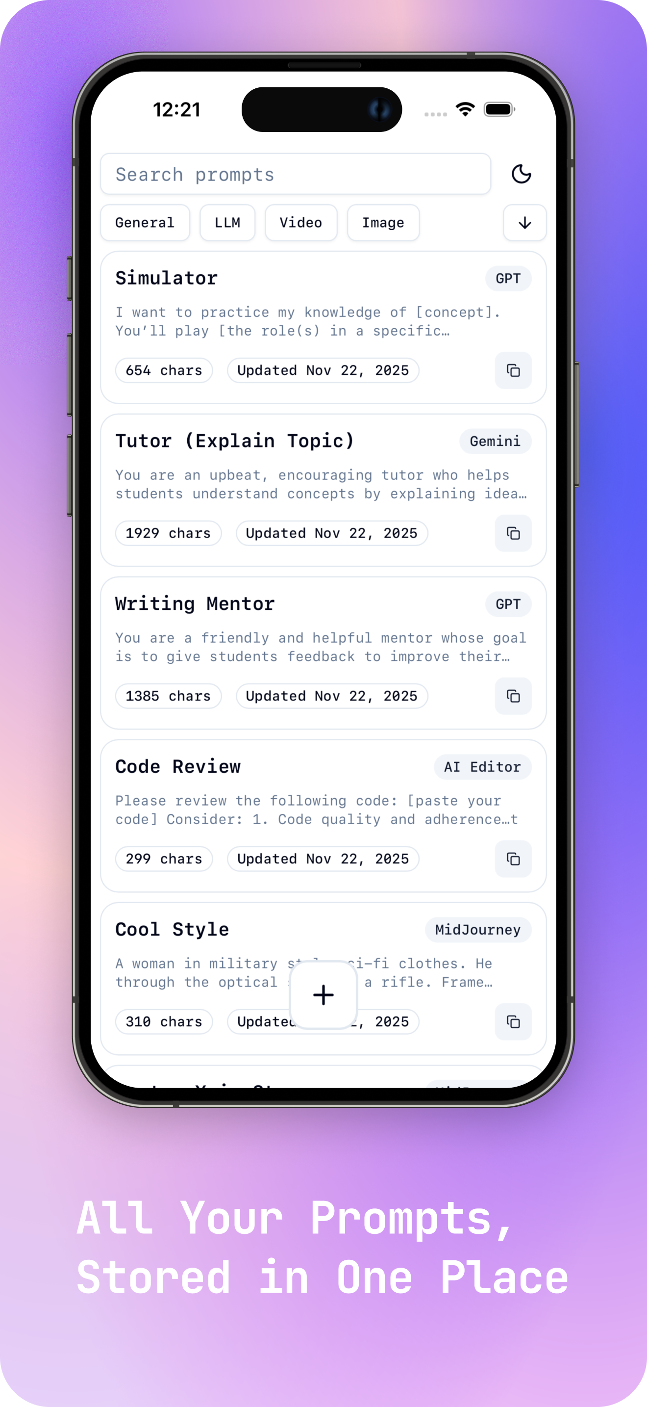 Zhok: Organize AI Prompts in One App gallery image