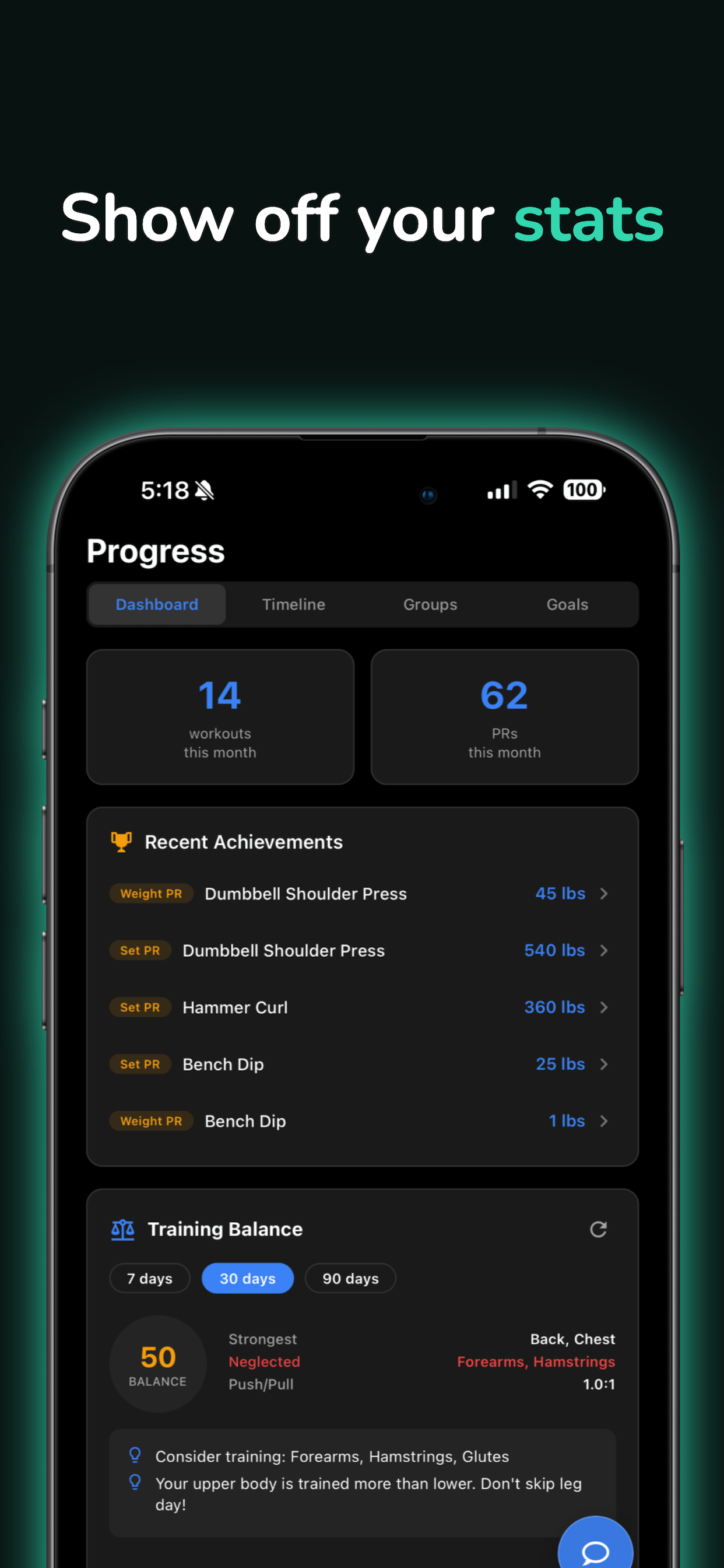 Gainr: AI Personal Trainer - Screenshot 4 showing product features and functionality