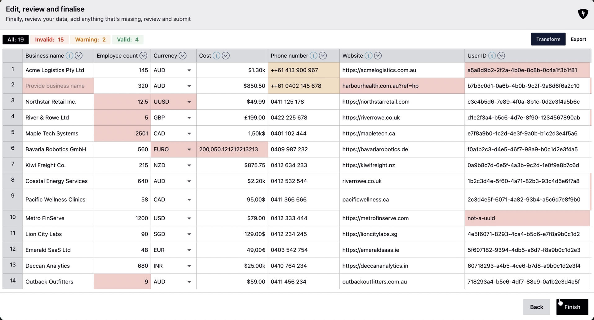 Bulk Upload & Data Migration SDK - Screenshot 2 showing product features and functionality