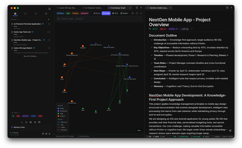 Canto screenshot 3
