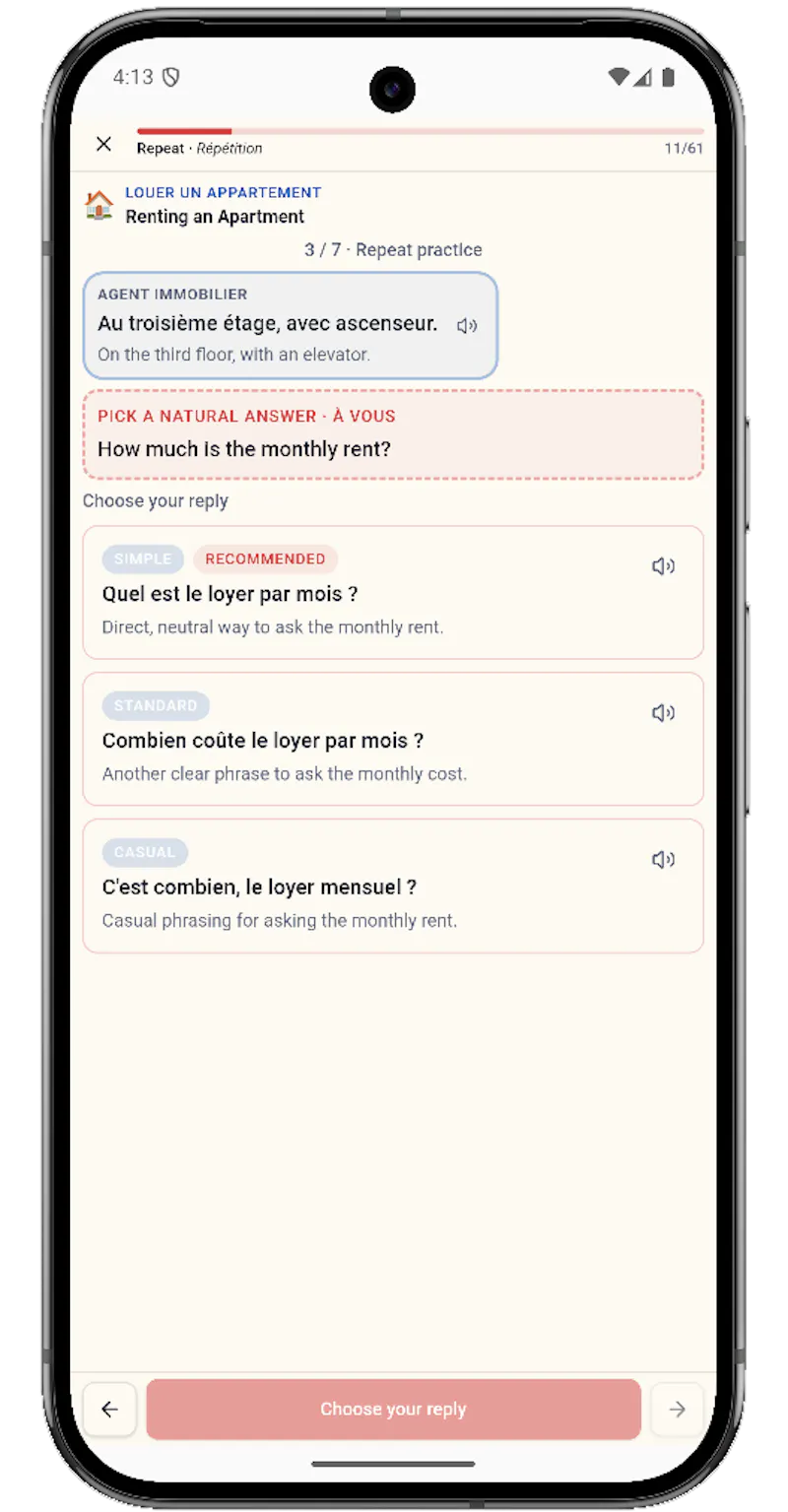 French Ready App screenshot 7