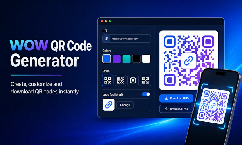 WOW QR Code Generator screenshot 1