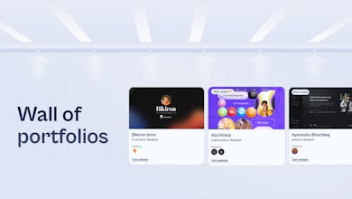 Wall of portfolios gallery image