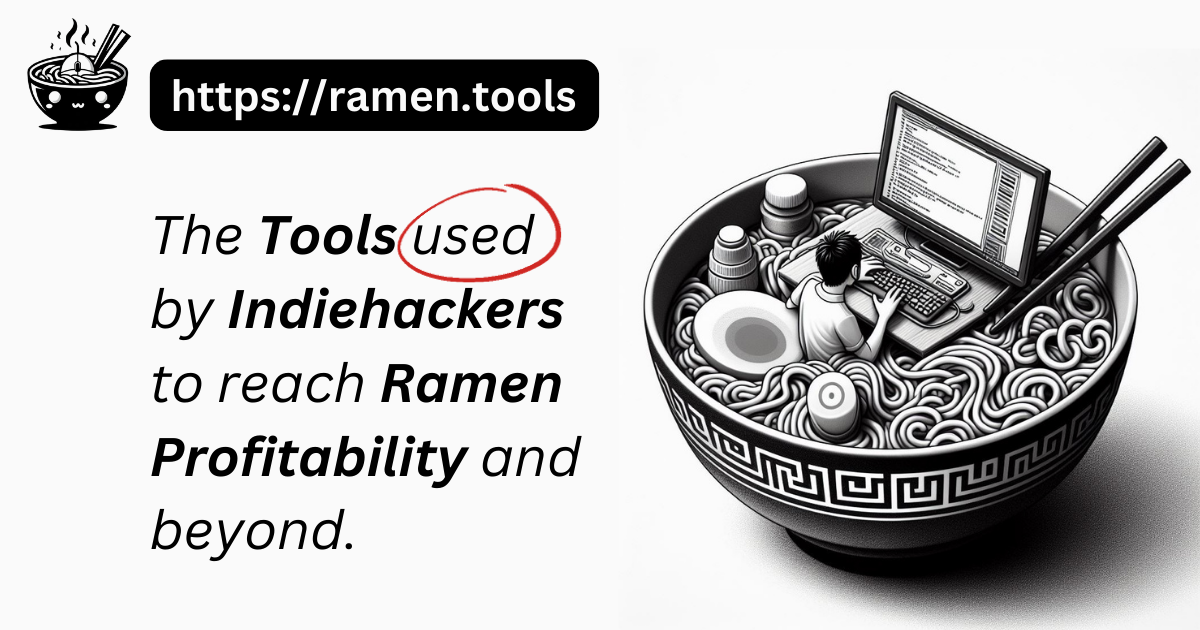 Ramen.Tools - Посмотрите, какие инструменты используют другие инди -производители медиа 4