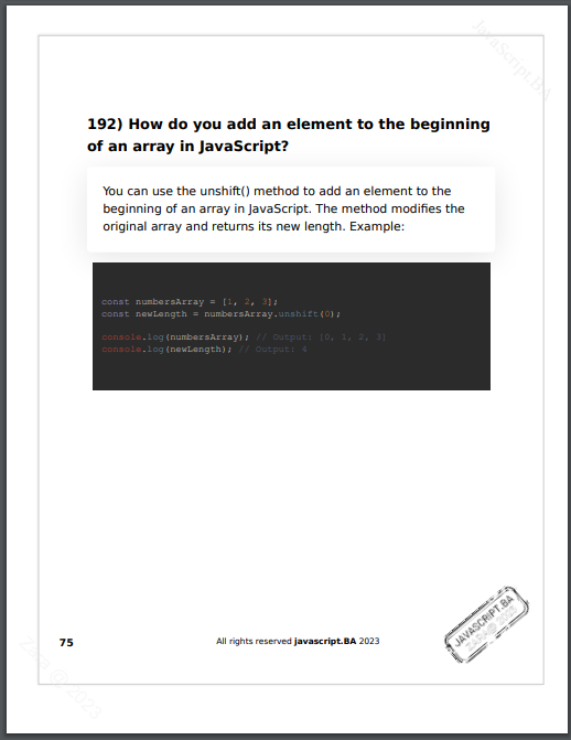 JavaScript 인터뷰 성경 - 1000 가지 필수 질문과 답변을 가이드! 미디어 3