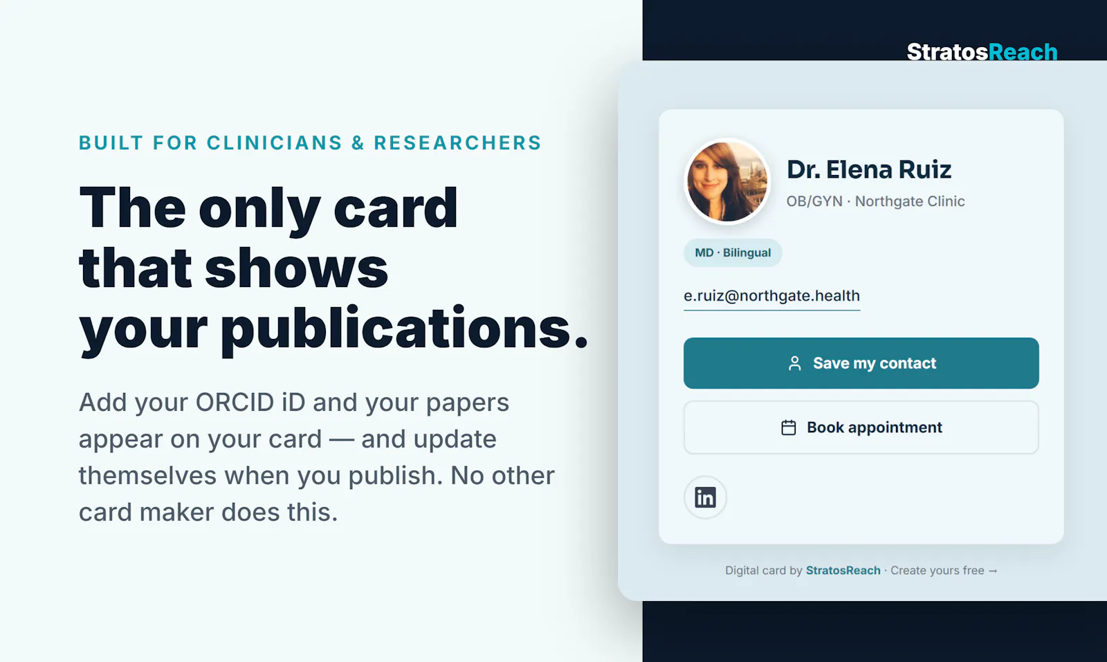 StratosReach Digital Business Card screenshot 4
