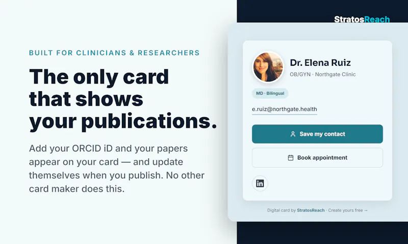 StratosReach Digital Business Card screenshot 4