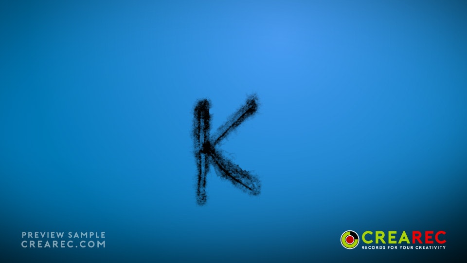 Ink Alphabet Animated stock footage text gallery image