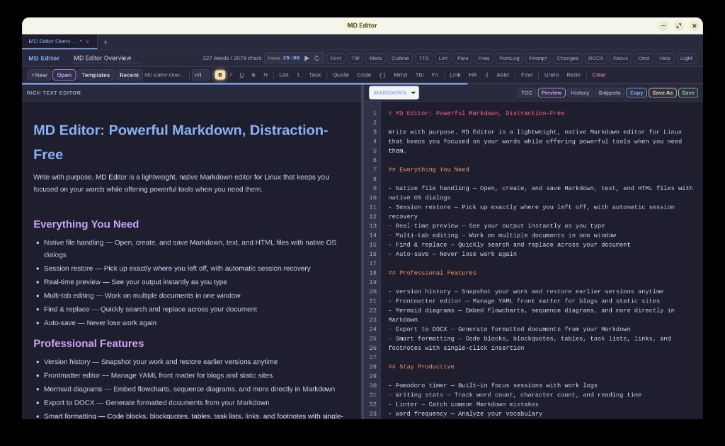MD Editor