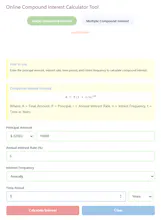 Compound Interest Calculator (Excel/PDF) gallery image