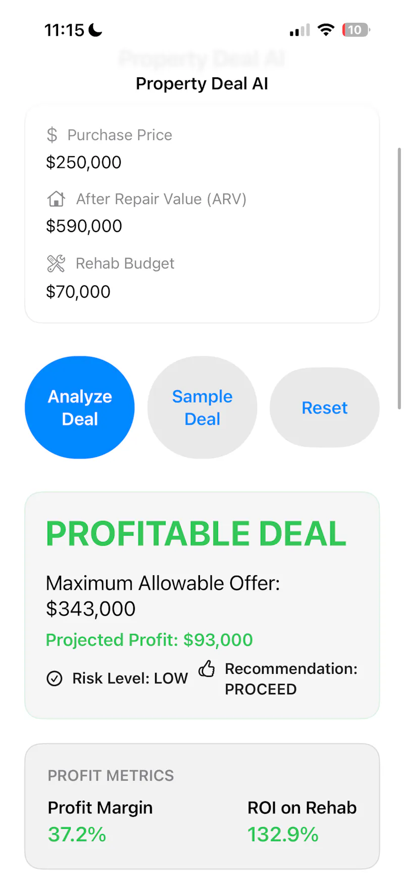 Property Deal AI  screenshot 2