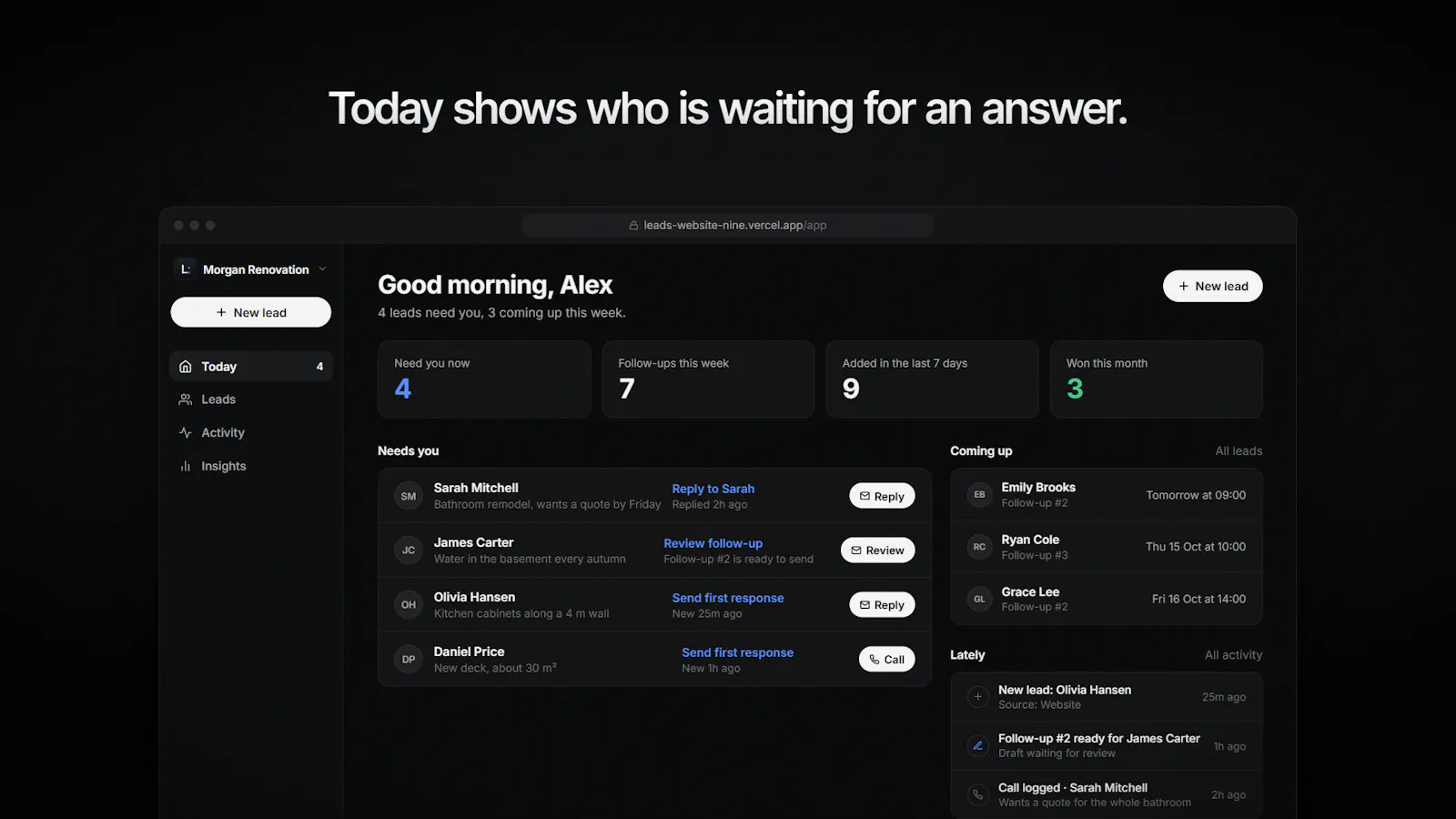 Leads screenshot 5