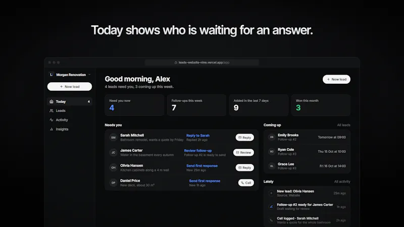 Leads screenshot 5