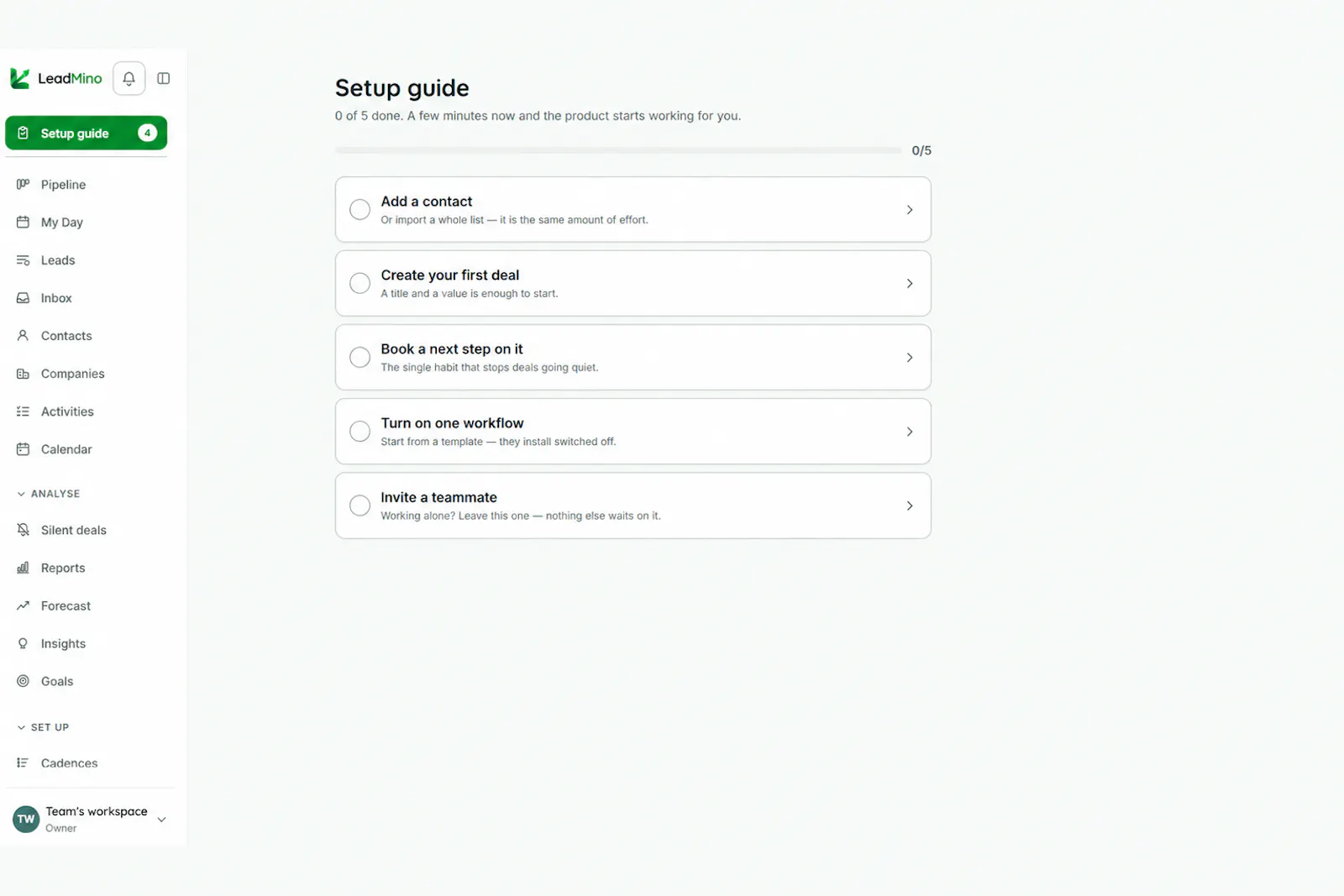 LeadMino screenshot 2