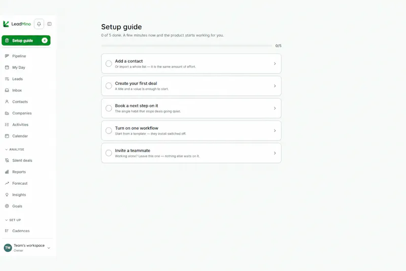 LeadMino screenshot 2