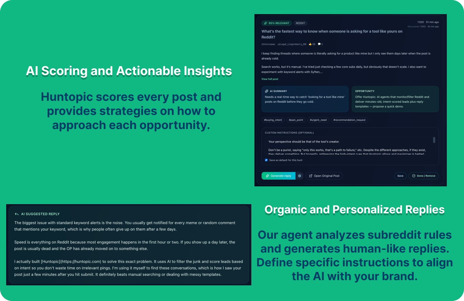 Huntopic - Screenshot 3 showing product features and functionality