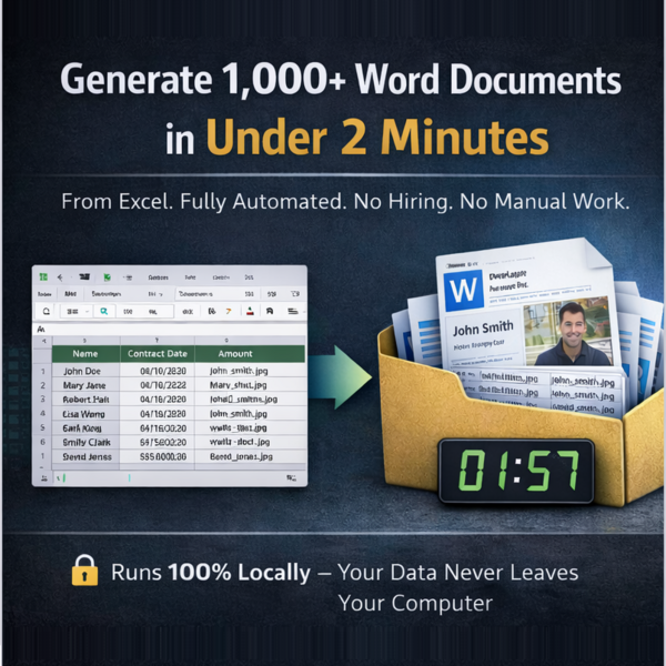 DocxForge Pro - Product Hunt launch logo and brand identity