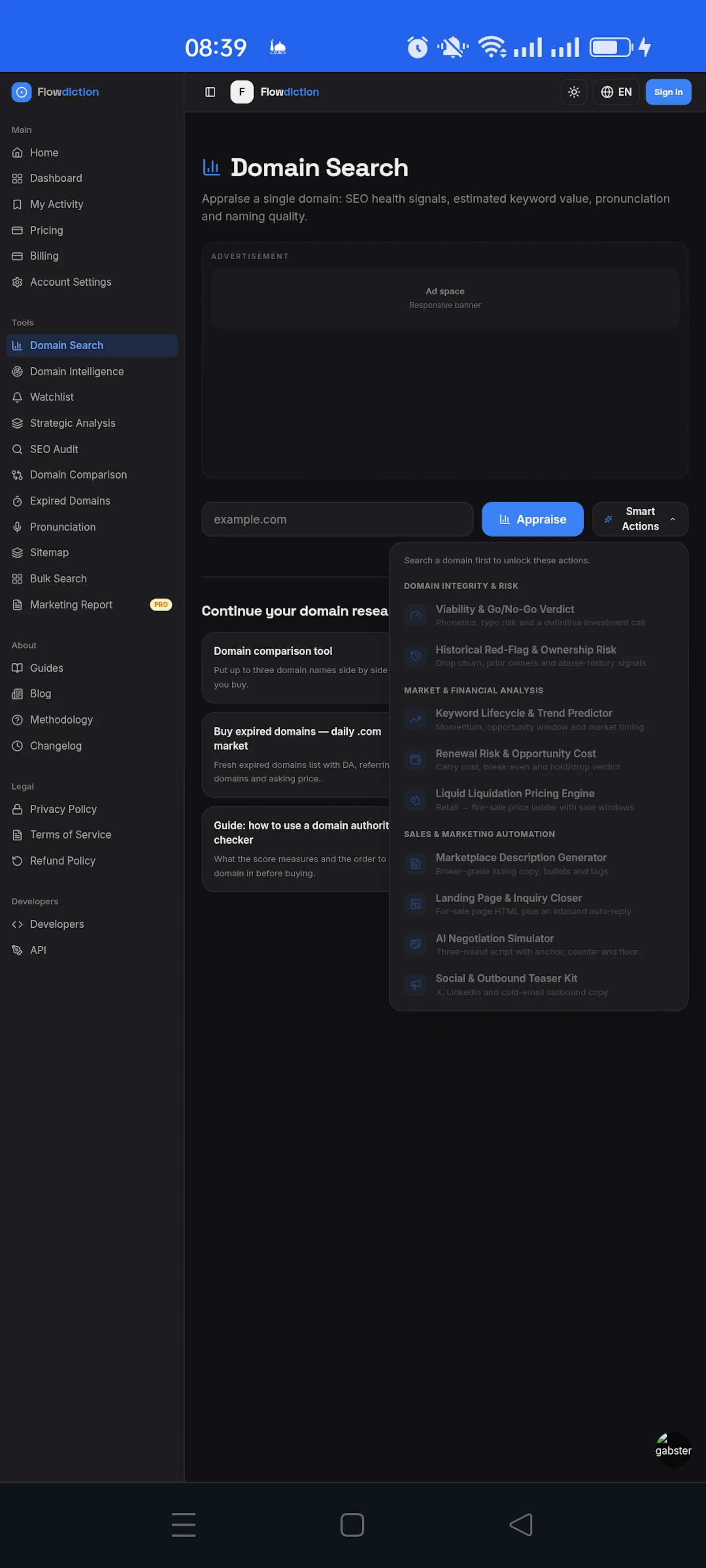 Flowdiction screenshot 2