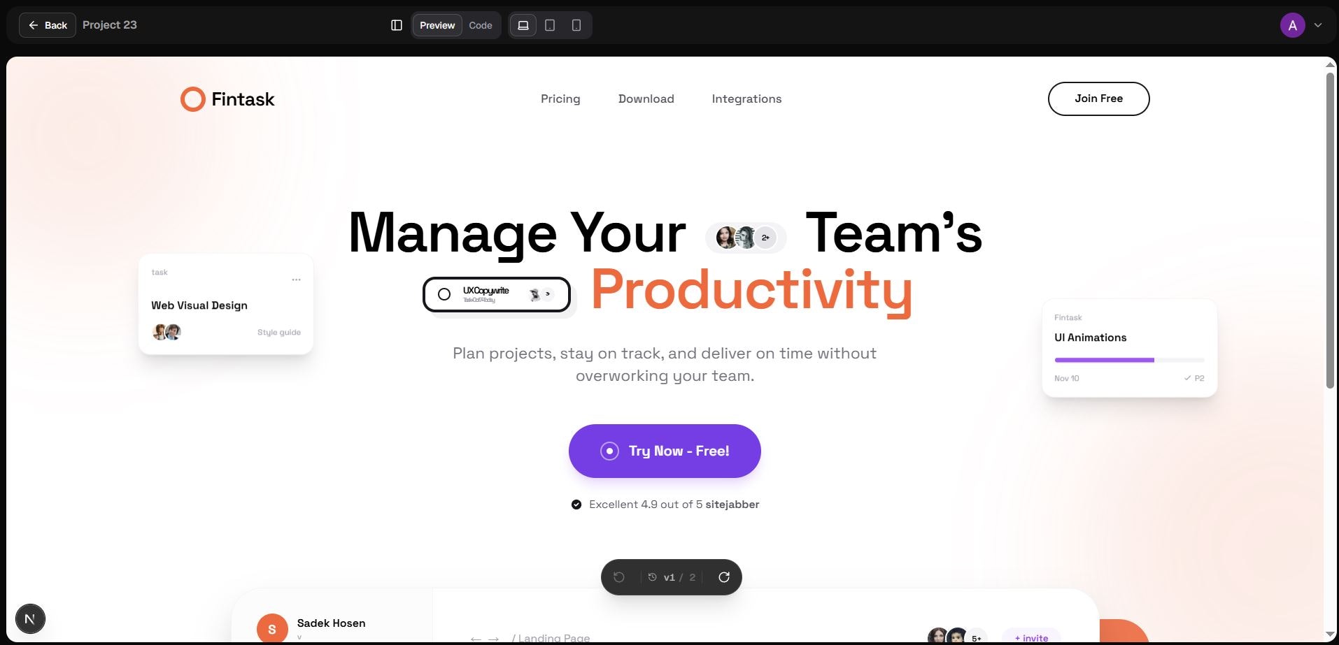 Protto - Screenshot 3 showing product features and functionality