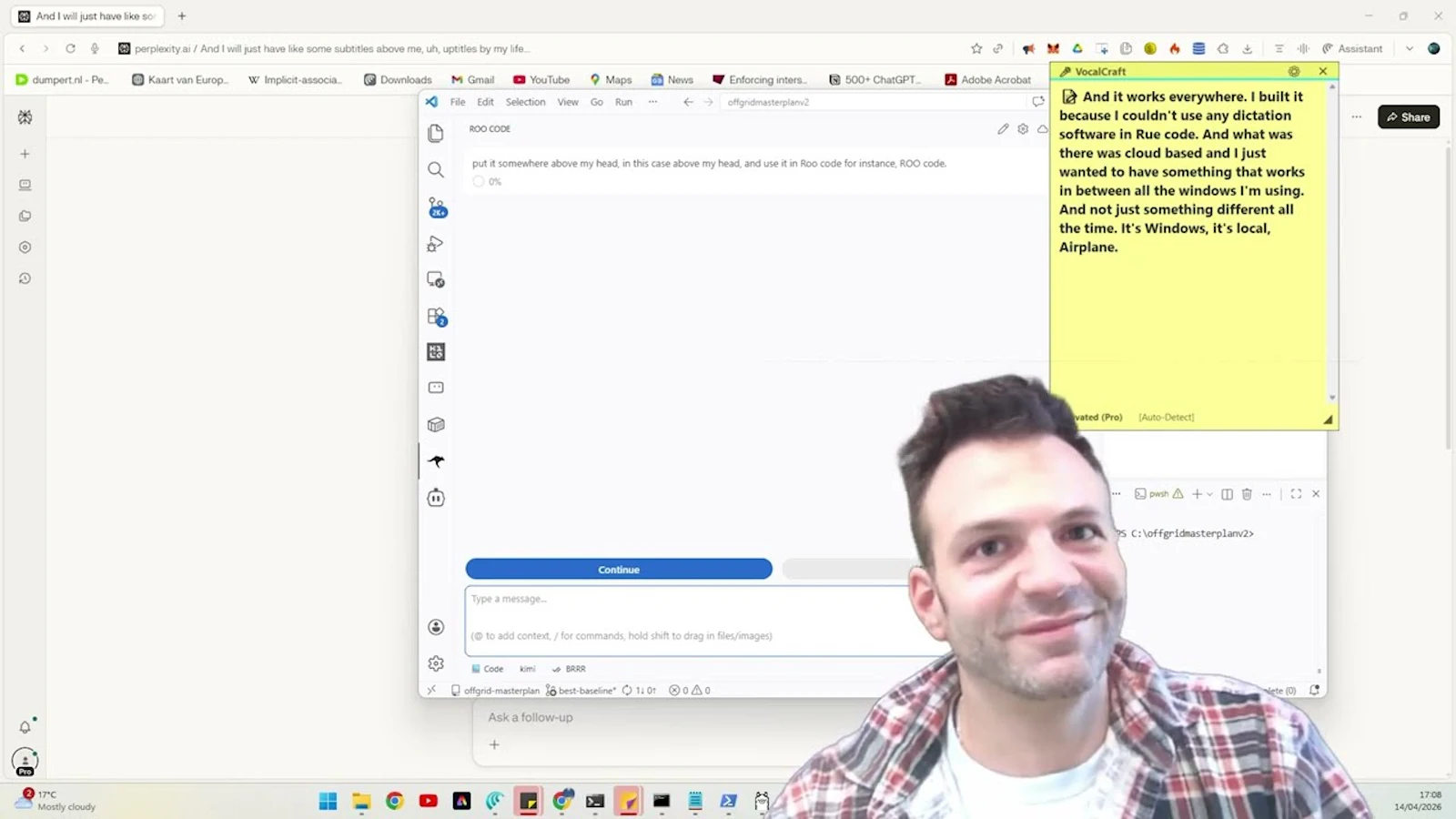 VocalCraft: Lifetime Offline Dictation screenshot 1 (video preview)